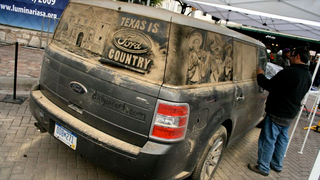 Sand Artist Scott Wade Makes Art Out Of Ford Flex